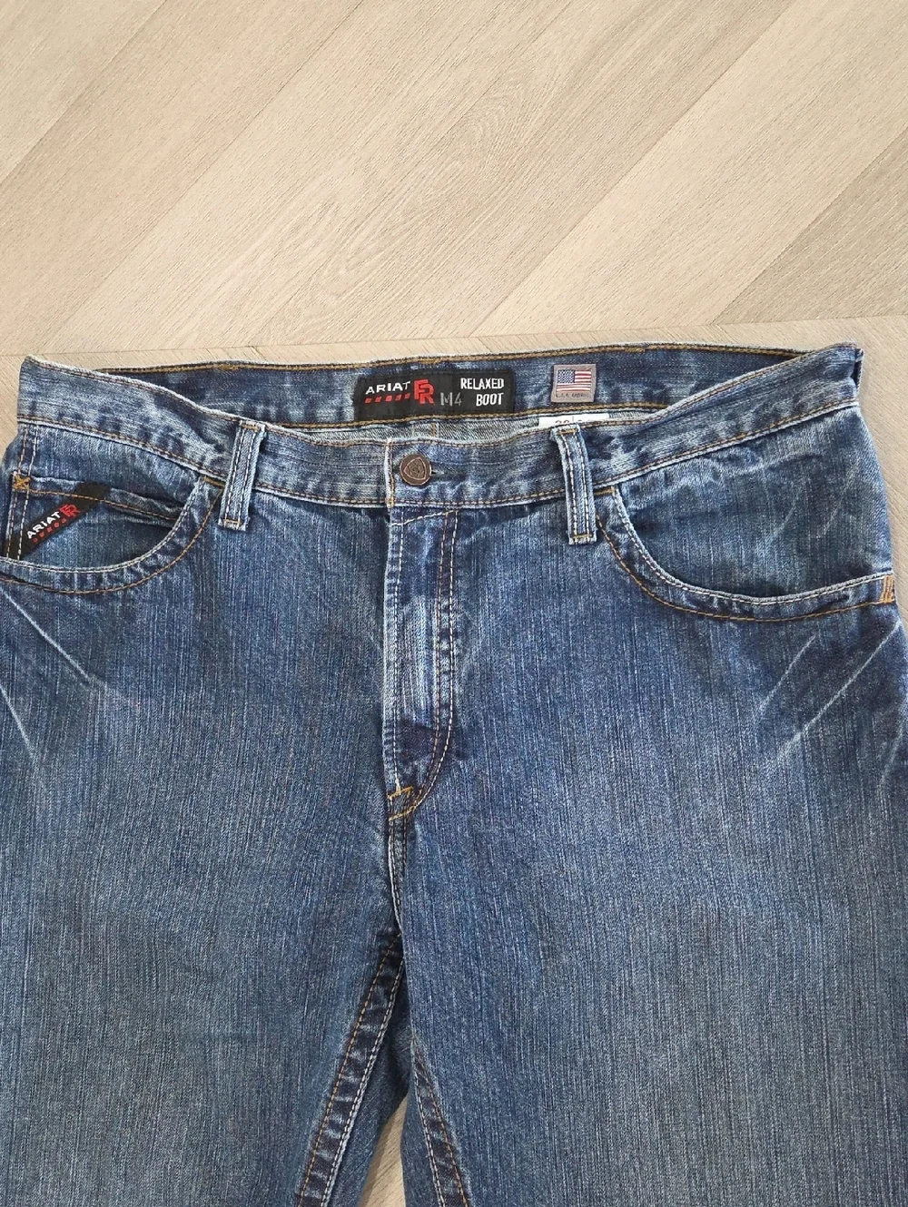 Ariat FR M4 Relaxed Bootcut Mens Work Jeans, Size 38/34